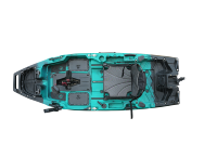 Kayak de pêche monoplace à pédales modulaire, kayak modulaire à hélice, kayak de pêche à double pédale, kayak en PE, kayak à pédales