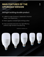 Prix usine CE Lumen élevé Led Ampoule Lumière 6500K E27/ B22 Basse Led Ampoule Lampe 5w/10w/15w/20w/30w/40w/50w/60w
