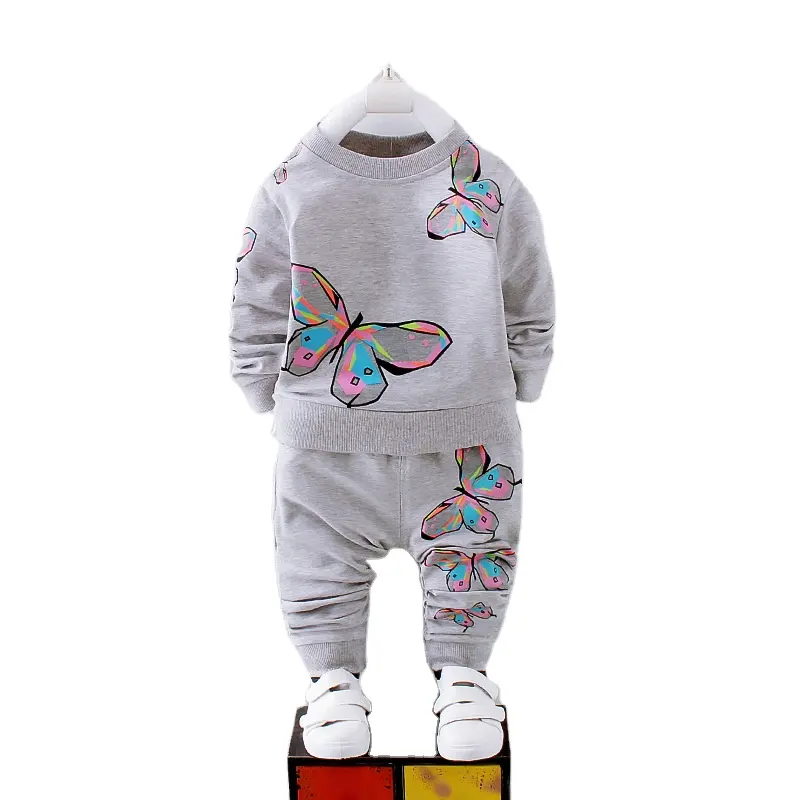 Kinder bekleidung Set Jungen Boutique Herbst Outfits Sets Anzüge für Kinder mit ausgefallenen Schmetterlings malerei