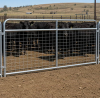 Panneaux de clôture portables galvanisés pour moutons et chèvres, faciles à assembler, fournis directement par l'usine, pour la ferme