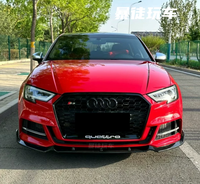 Applicable aux modèles Audi A3 S3 RS3 : Lame avant, Lame arrière, Aileron arrière, Embouts d'échappement, Aileron central, Kit carrosserie complet
