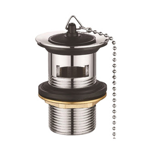 Bouchon de vidange <span class=keywords><strong>en</strong></span> acier inoxydable 304 avec trou de trop-plein pour lavabo de salle de bain, vente <span class=keywords><strong>en</strong></span> gros d'usine, inclut bouchon et bande de fixation - Product Image 3