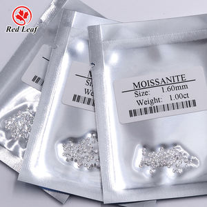 Redleaf <span class=keywords><strong>Moissanite</strong></span> Groothandel Superwit 1CT D VVS1 Kleur Losse <span class=keywords><strong>Moissanite</strong></span> Steen 0,8-2,9mm Ronde Briljant Geslepen Melee <span class=keywords><strong>Moissanite</strong></span> - Product Image 1