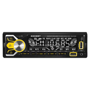 1din Chất lượng cao kép USB BT xe Stereo MP3 Máy nghe nhạc Màn hình lớn <span class=keywords><strong>LCD</strong></span> SD thẻ FM Transmitter 7 màu sắc tùy chọn xe sạc bao gồm - Product Image 5