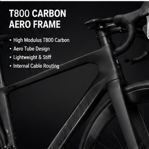 Aero avec frein à disque hydraulique 24S et module haute performance T800 pour le cyclisme de course amateur longue distance KOZO Gen 2 (Version Master) C - Product Image 3