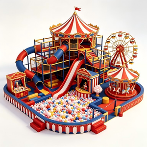 Nouvelle <span class=keywords><strong>aire</strong></span> <span class=keywords><strong>de</strong></span> <span class=keywords><strong>jeux</strong></span> intérieure sur le thème du château <span class=keywords><strong>de</strong></span> bonbons pour usage scolaire, <span class=keywords><strong>en</strong></span> <span class=keywords><strong>bois</strong></span>, acier et PVC, capacité maximale, livraison rapide - Product Image 6