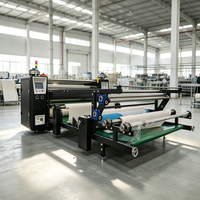 Presse à chaleur rotative automatique de 120 cm (48 pouces) avec système de chauffage à l'huile pour la sublimation