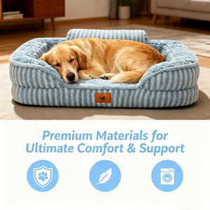 Removable zipper fleece pet nest eggshell sponge filled <b>large</b> size dog nest cross-border direct supply dog nest - Product Image 3
