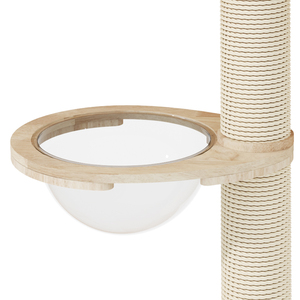 Massivholz Premium Kratz baum verdickt Modernes Luxus-Design Wasserdicht für große Rassen wie Maine Coon Premium Hersteller - Product Image 5