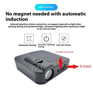 Premium 5W LED Auto Atmosphère Lampe Intérieur Bienvenue <span class=keywords><strong>Porte</strong></span> Lumière HD Logo Projecteur pour Voitures Élégantes En Plastique Voiture Style Rénovation - Product Image 4