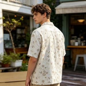 Baggy Summer 2026 Casual Xxxl <b>Shirts</b> 100 <b>Polyester</b> <b>Shirt</b> Printed Button Down Arabian Men's Embroidered <b>Shirts</b> - Product Image 3