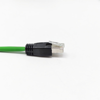 Câble Ethernet industriel M12 vers RJ45 20m droit 4 broches mâle D-code Câble flexible pour capteurs pour caméras industrielles
