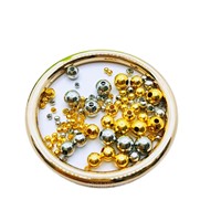 Perlas Redondas de Cobre Electrochapado de 5mm para Pesca con Señuelos, Accesorios de Pesca al por Mayor