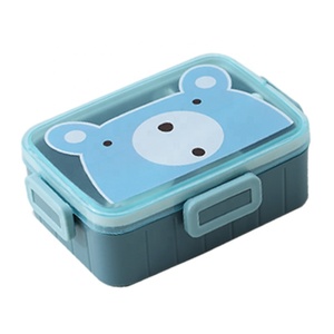 ICEN B34 High Quality Plastic <b>Lunch</b> <b>Box</b> Bento <b>Box</b> Children Preschool Snack Containers with Spoon - Product Image 6