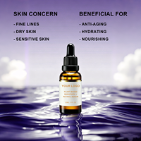 Sérum au Bakuchiol 30000 PPM Végan Anti-âge Peaux Sensibles Réduction Rides et Ridules Raffermissant OEM Marque Privée Visage