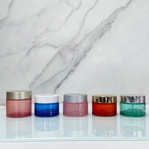 Matte Black Wide Mouth Glass Jar 1oz 5ml to 100ml Range with Lid for Cosmetics Screen Printing Surface Glass Cosmetic Jar - Product Image 6