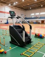 Monte-escalier Commercial Électrique pour Salle de Sport, Écran LED, Résistance Réglable sur 10 Niveaux, Capacité 200 kg - Usine Chinoise