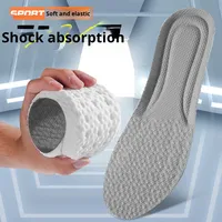 Semelles intérieures de sport toutes saisons ultra douces en PU antibactérien, amortissantes, confortables pour la longue durée debout, haute élasticité, absorption des chocs