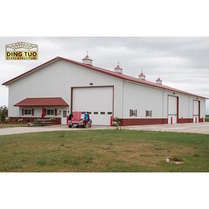 Bâtiment à structure métallique, hangar à chevaux en acier, porcherie préfabriquée, entrepôt à ossature métallique, manège pour chevaux, bâtiment d'élevage caprin - Product Image 4