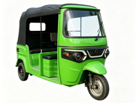Tricycle électrique fiable à 3 places, taxi motorisé, tuk-tuk électrique pour le transport quotidien, batterie 72V