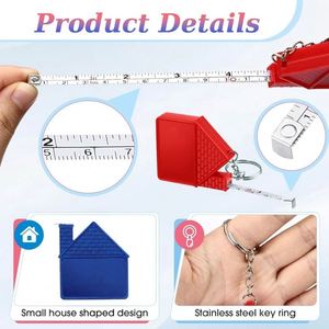 Productos de Recuerdo, Llavero Promocional con Forma de Casa, Cinta Métrica con Logotipo Personalizado - Product Image 5