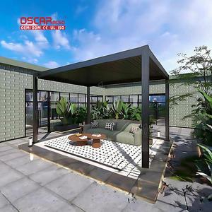 <span class=keywords><strong>L</strong></span>'alluminio motorizzato impermeabile all'aperto espande lo spazio Uv Block giardino Patio ponte pergolato - Product Image 1