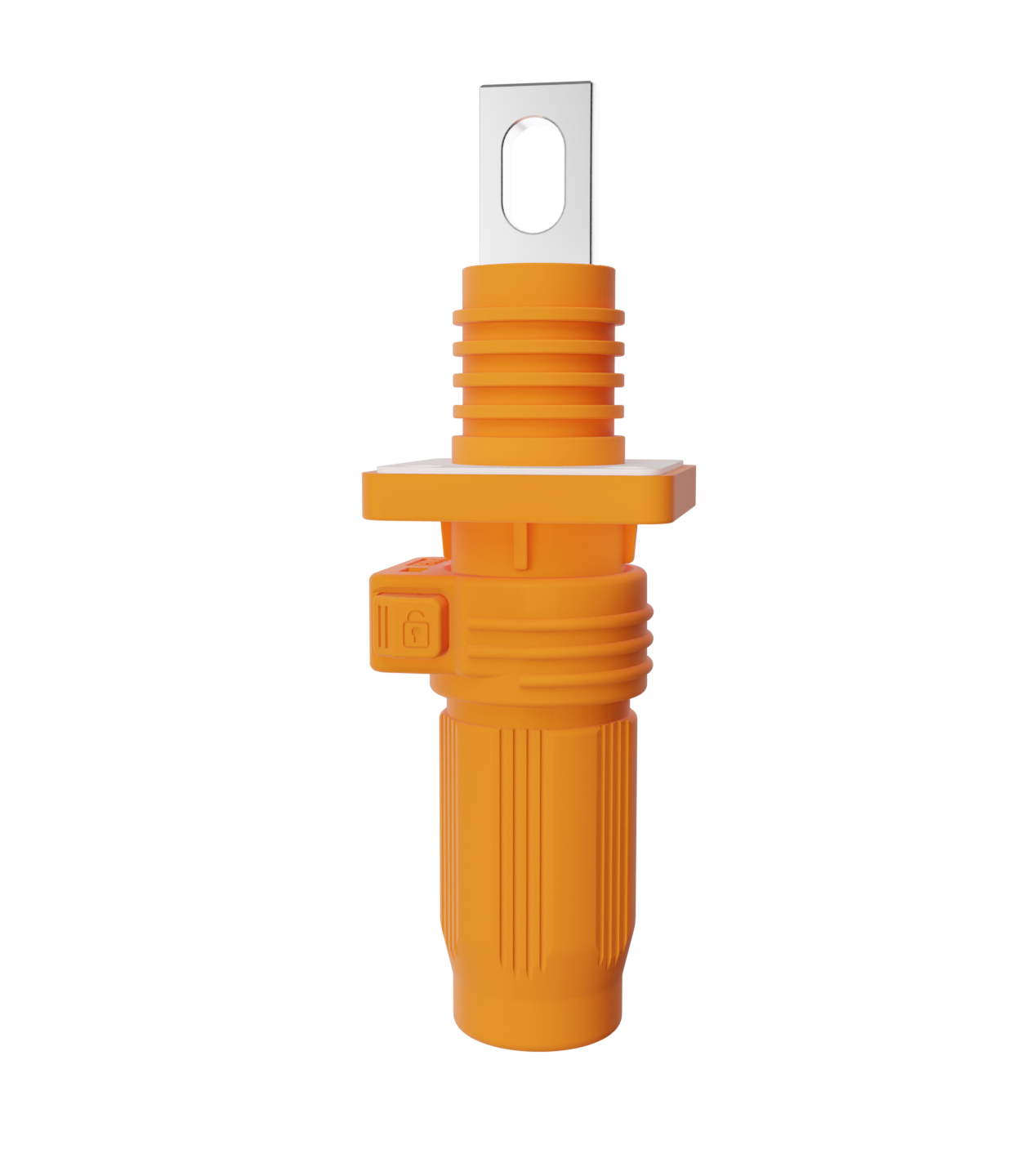 Type à trou traversant-fiche+prise-orange