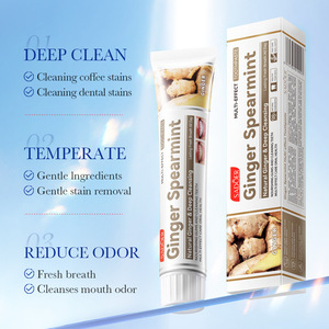 Pasta Dental Blanqueadora de Jengibre Natural al por Mayor con Esencia Pura de Jengibre para un <span class=keywords><strong>Aliento</strong></span> Fresco y Control de la Halitosis, Uso Doméstico Durante Todo el Día - Product Image 5