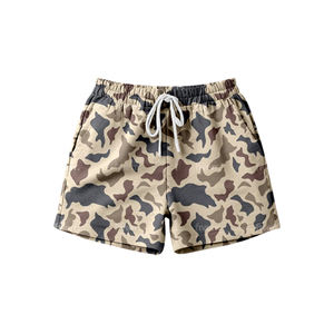 SS0844 CUSTOM hot sale Boutique Wholesale brown camo Print <b>shorts</b> for Adult Women Pants & <b>Trousers</b> - Product Image 3