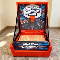 Mini Slam Challenge Basketball Carnaval Mini Desktop Hoop Tub Game Intérieur Bois Événement Location Parcs D'attractions Machine D'attractions