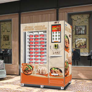 Haloo Bán hàng nóng máy bán hàng tự động cho bánh bao mì Ramen với tủ đông và nước nóng hơi nước chức năng với SDK - Product Image 4