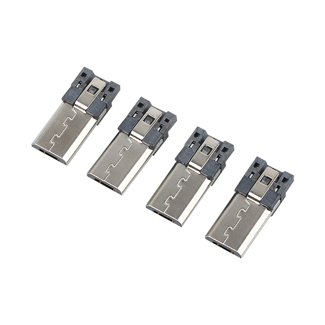 Micro Usb Reverse Connector Panel Original Pcb Micro Usb 4pin Male Smt Connector
