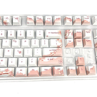 2025 Mechanical Keyboard Technology Factory 68keys and Keycaps Pbt Caps 5 Sides Print Original Height Keycaps Diy Sublimation