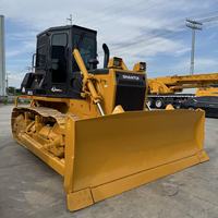 Bulldozer Usado Shantui SD13L para Terrenos Pantanosos, Topadora de Orugas de Segunda Mano, Maquinaria Pesada China Original para Proyectos de Construcción en Terrenos Fangosos