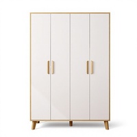 Ensemble de Meubles de Chambre Personnalisé pour Hôtel ou Maison, Grande Armoire en Bois Massif avec Coiffeuse