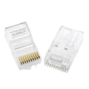Conector RJ48 <span class=keywords><strong>10Pin</strong></span> <span class=keywords><strong>RJ45</strong></span> 10P10C Enchufe modular RJ50 - Product Image 1
