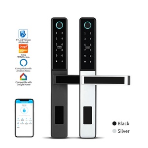 Outdoor Waterproof New Design Aluminum Alloy Sliding Door Password Fingerprint <b>Smart</b> <b>Locks</b> - Product Image 2