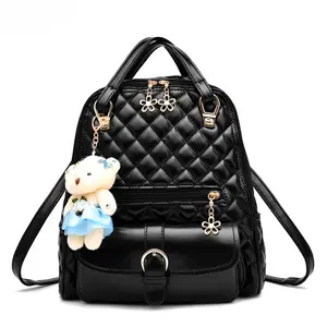 0901 Großhandel Mode 2021 Trendy Mode Frauen Mädchen Gedruckt Günstige PU Leder Rucksack Leder PU Lady Ledertasche Rucksäcke