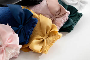 Calcetines hasta la Rodilla para Niños de <span class=keywords><strong>0</strong></span> a 7 Años, Novedad, Económicos, con Lazo de Cinta, de Algodón para Niña, Venta al por Mayor para Verano, 10 Pares - Product Image 5