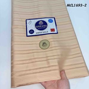 スイスのMikemaycallスイスVoileレース100% コットンTissu Africain Brodコットンテキスタイル - Product Image 2