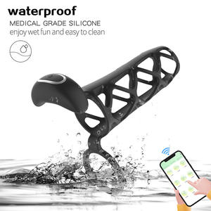 9 Frequenz App Fernbedienung Männlich Prostata <span class=keywords><strong>Cock</strong></span> <span class=keywords><strong>Ring</strong></span> Schwarz Neues <span class=keywords><strong>Design</strong></span> <span class=keywords><strong>Cock</strong></span> <span class=keywords><strong>Ring</strong></span> Kondom Vibrator Für Man <span class=keywords><strong>Fashion</strong></span> - Product Image 2