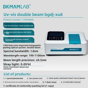 Spektrofotometer UV-Vis Biologis Beekman, Instrumen Laboratorium Single Beam, Analisa Spektral - Product Image 6