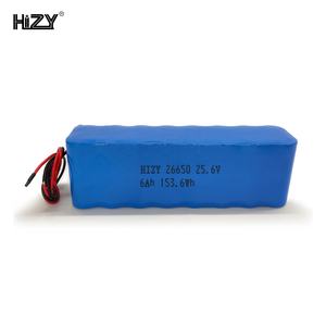 حزمة بطارية ليثيوم أيون مخصصة 8s2p بجهد 25.6 فولت وسعة 6000 مللي أمبير في الساعة من نوع 26650 LiFePO4 مع نظام إدارة البطارية - Product Image 1