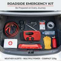 Mini radio pour le camping en plein air, la randonnée, 2000 mAh, solaire, manivelle, alarme SOS, lampe torche LED, charge USB-C