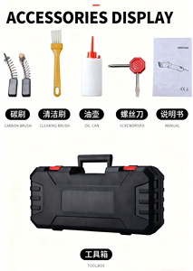 Tondeuse à laine électrique réglable à 6 vitesses, <span class=keywords><strong>ciseaux</strong></span> en acier au carbone, vitesse variable, prise secteur, poignée ambidextre, multifonctionnelle <span class=keywords><strong>pour</strong></span> moutons - Product Image 6