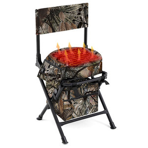 Mydays Outdoor 360 °   Chaise de chasse pliable silencieuse et camouflage avec chauffage et 3 réglages de température pour le <span class=keywords><strong>camping</strong></span> et la pêche - Product Image 1