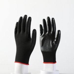 Anti-slip <strong>Nitrile</strong> Coated Work <strong>Glove</strong> With <strong>Nitrile</strong> Dipped Grip On Palm And Fingers For Auto Repair Construction - Product Image 3