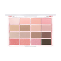 Palette de fards à paupières multicolores à paillettes de style coréen, imperméable, éclaircissant, à l'éclat nacré, pour peaux foncées et claires
