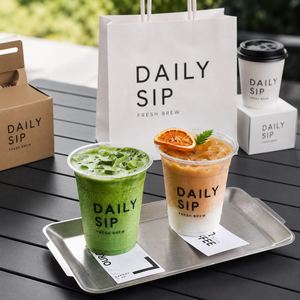 แก้วพลาสติก PET ใสพิมพ์ลายแบบพรีเมียมสำหรับมัทฉะ ลาเต้ กาแฟเย็น น้ำผลไม้ ชา เครื่องดื่มคาเฟ่ บรรจุภัณฑ์แบบนำกลับบ้าน ผู้จัดจำหน่าย - Product Image 5