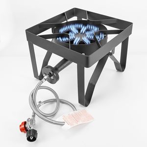 Cuisinière à gaz portable pour terrasse pour le marché européen américain Réduction de pression de gaz naturel liquéfié à économie d'énergie pour le camping Manuel - Product Image 1